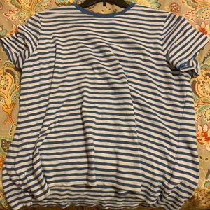 Blue striped Old Navy shirt